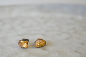 Earrings Gold Ore